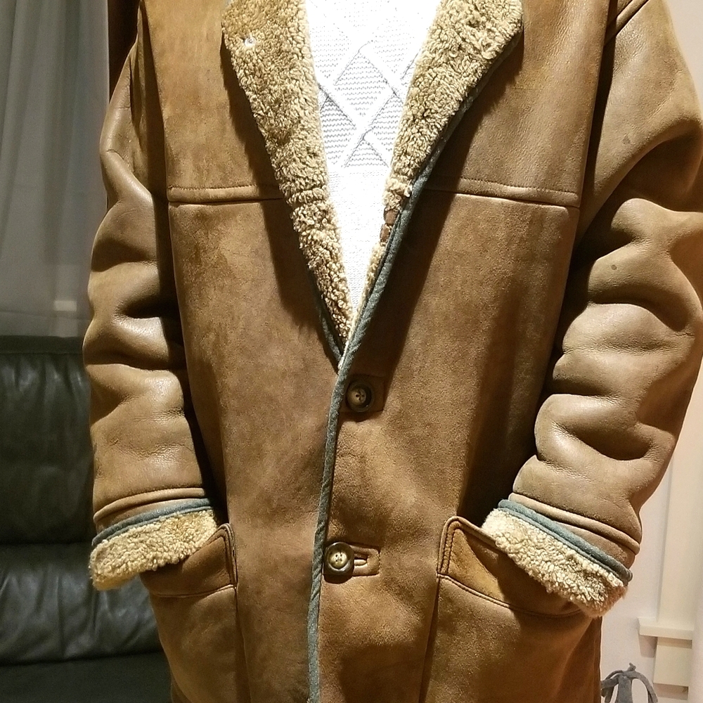 David Fahrer 100% Shearling Coat